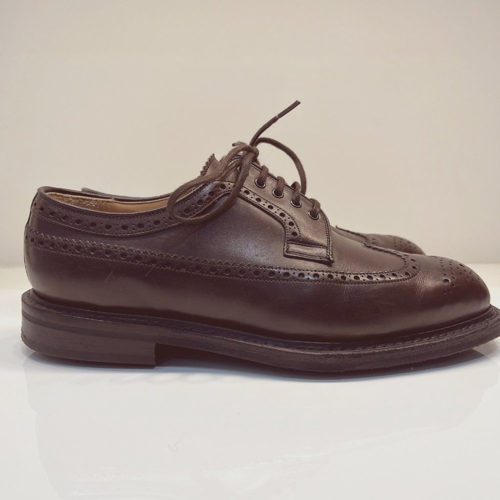 Church's Oxford Wingtip Brogues - Brown with "golf" outsole